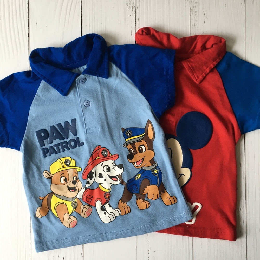 12 Month Boy Character Polos
